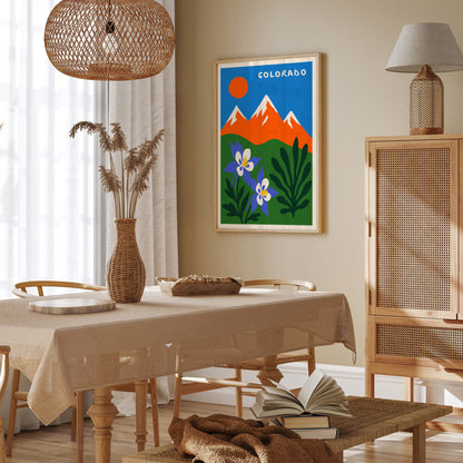 Colorado State Travel Poster
