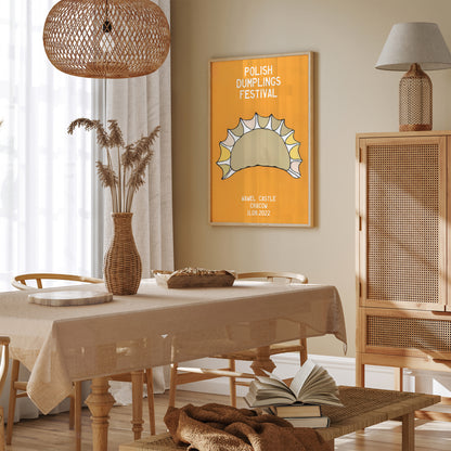 Polish Dumplings Festival Kitchen Wall Decor