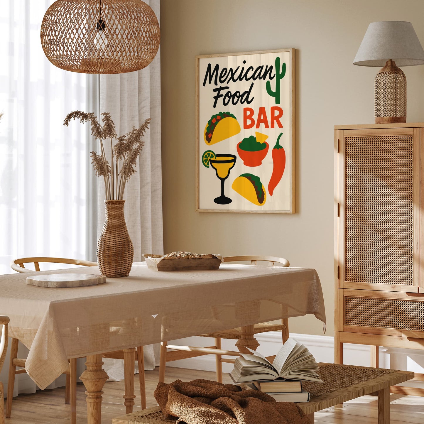 Mexican Food Bar Poster