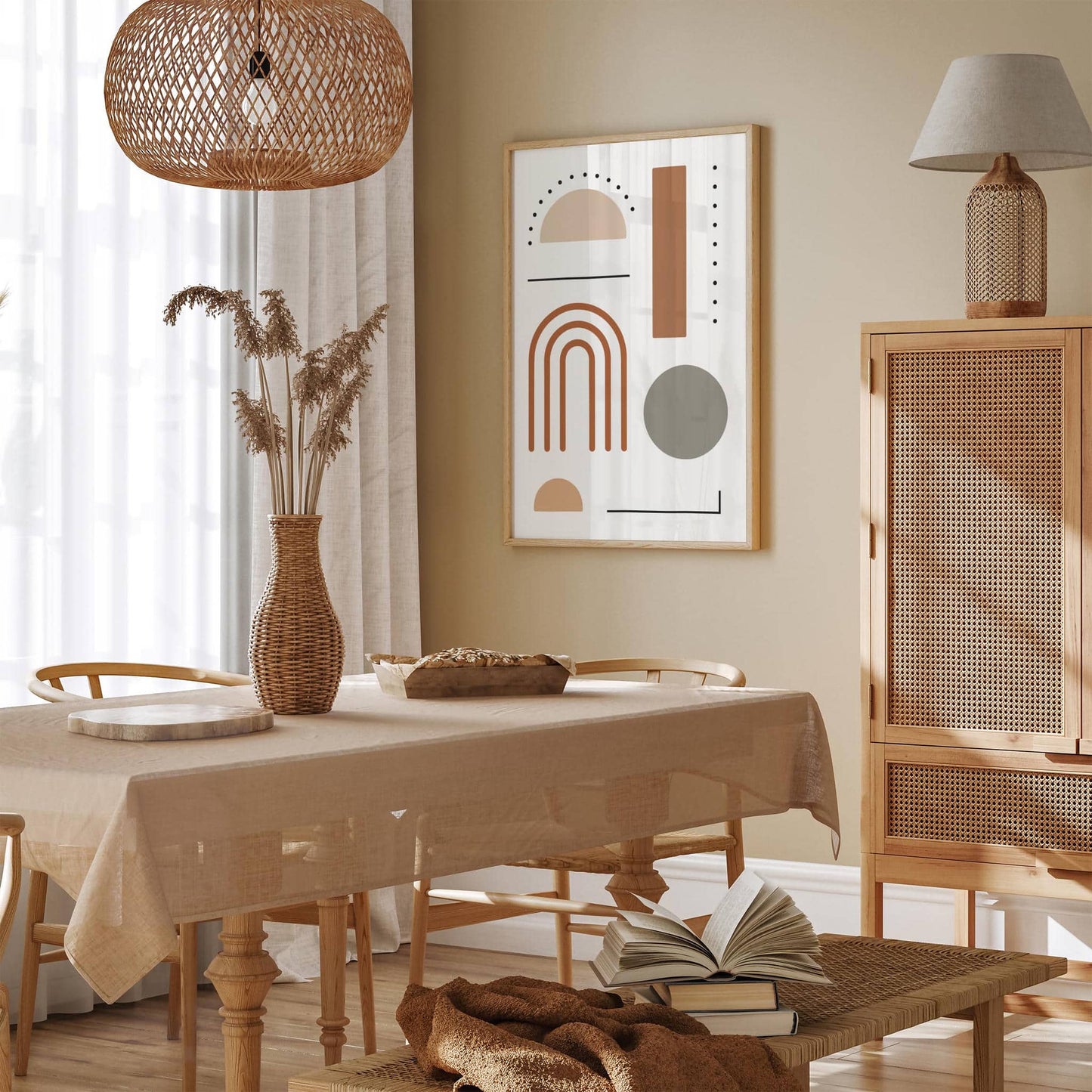 Modern Minimalist Art Print - Aesthetic Home Decor