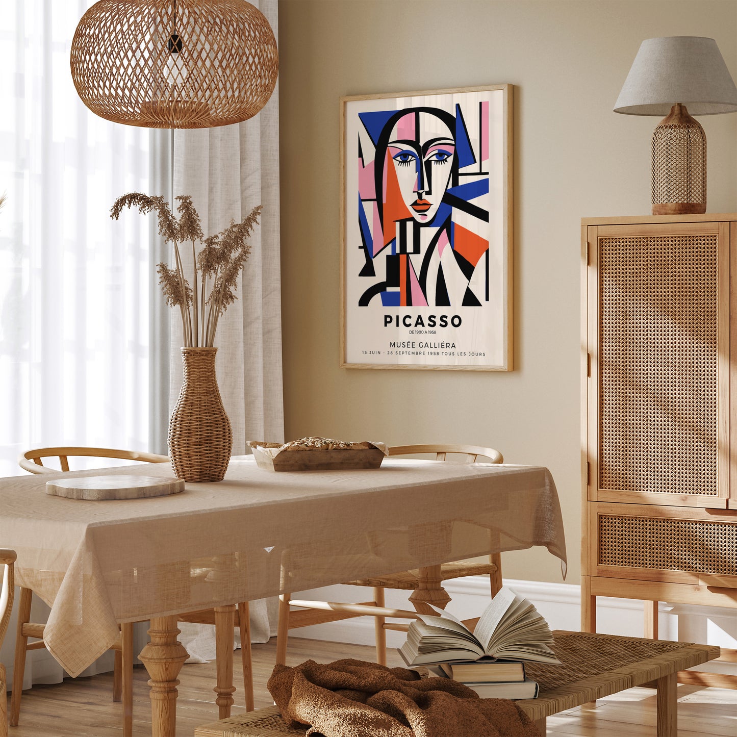 Picasso Woman Face Poster