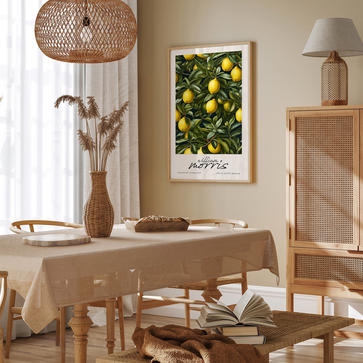 William Morris Lemons Kitchen Wall Art