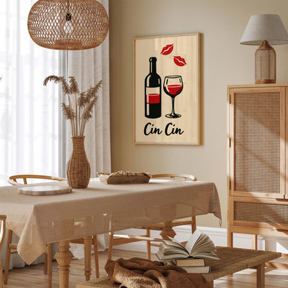 Cin Cin Wine Poster