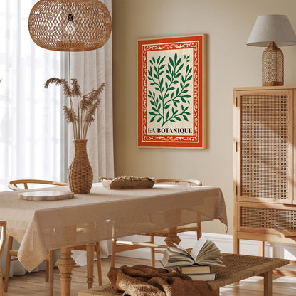 La Botanique French Nature Poster