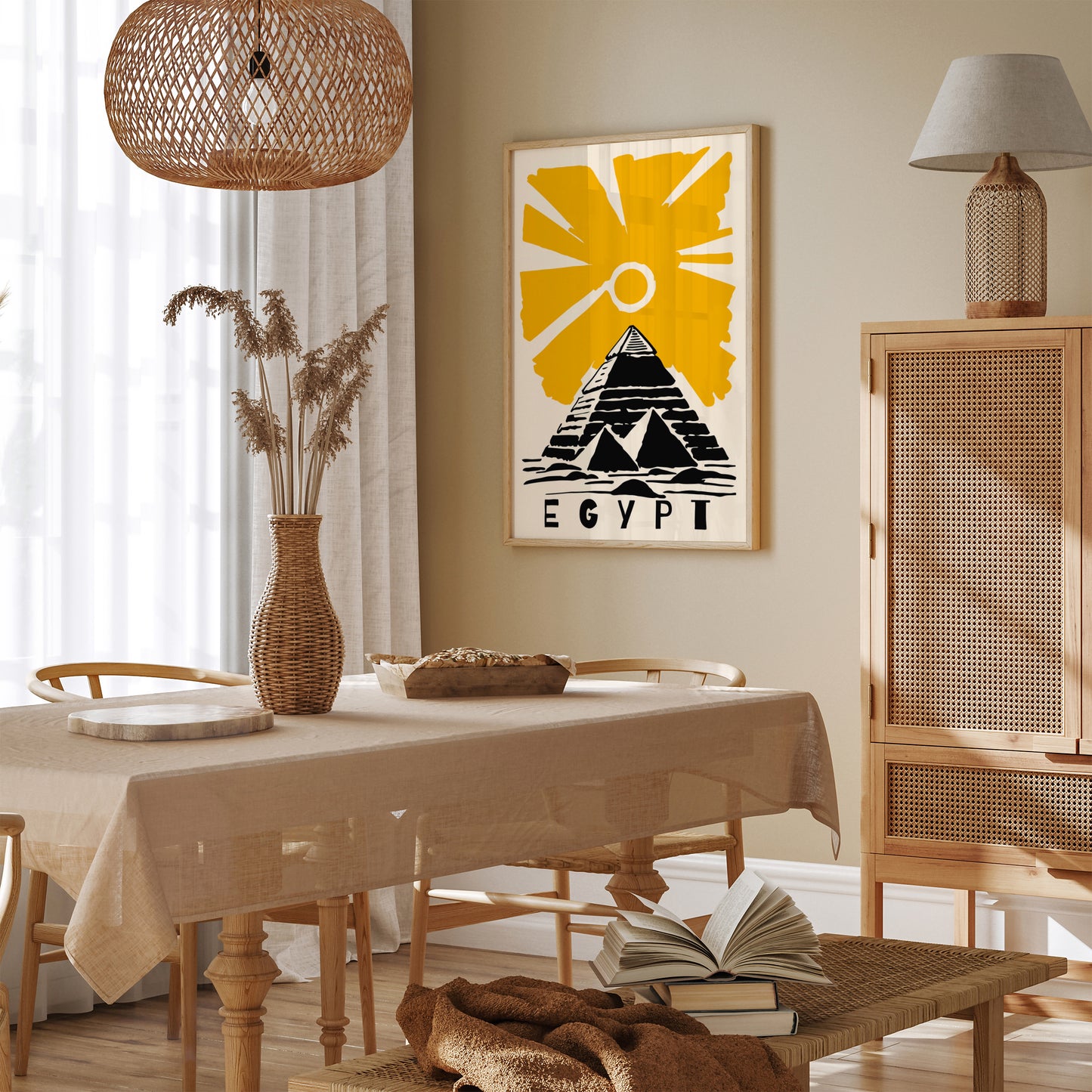 Egypt Travel Poster - Vintage Wall Art Print
