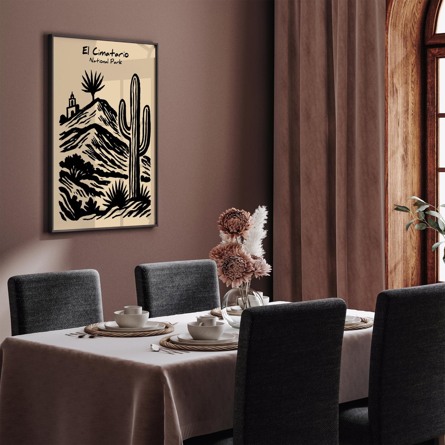 El Cimatario Park Poster - Mexico National Park Wall Art