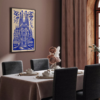 Sagrada Família Spain Architecture Poster