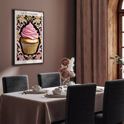 Delightful Dessert Display Print: Bakery Wall Decor
