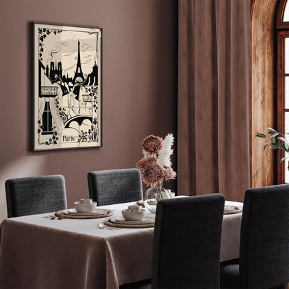 Vintage Paris Sketch Poster