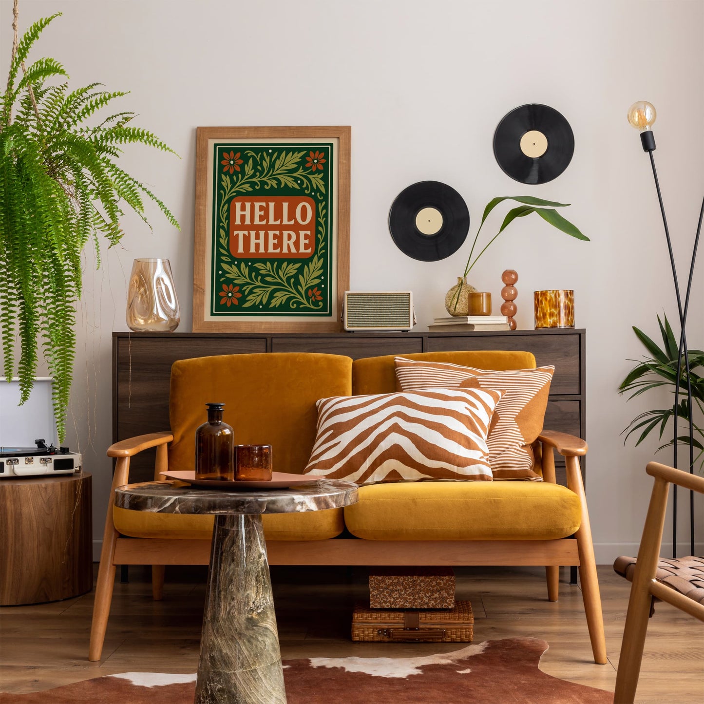 Hello There Poster – Entryway Wall Art