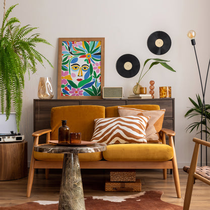 Tropical Paradise, Eclectic Colorful Wall Art