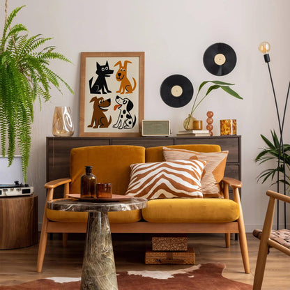 Funny Dogs Wall Art Print