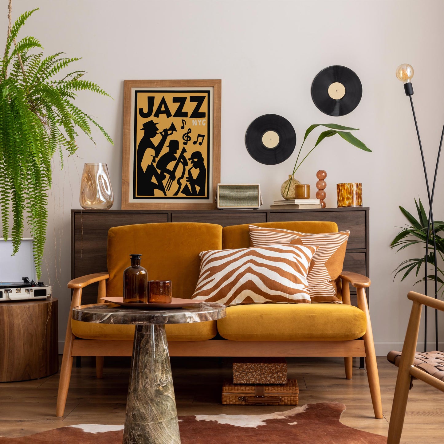 Jazz NYC Festival Poster - Retro Jazz Fest Artwork