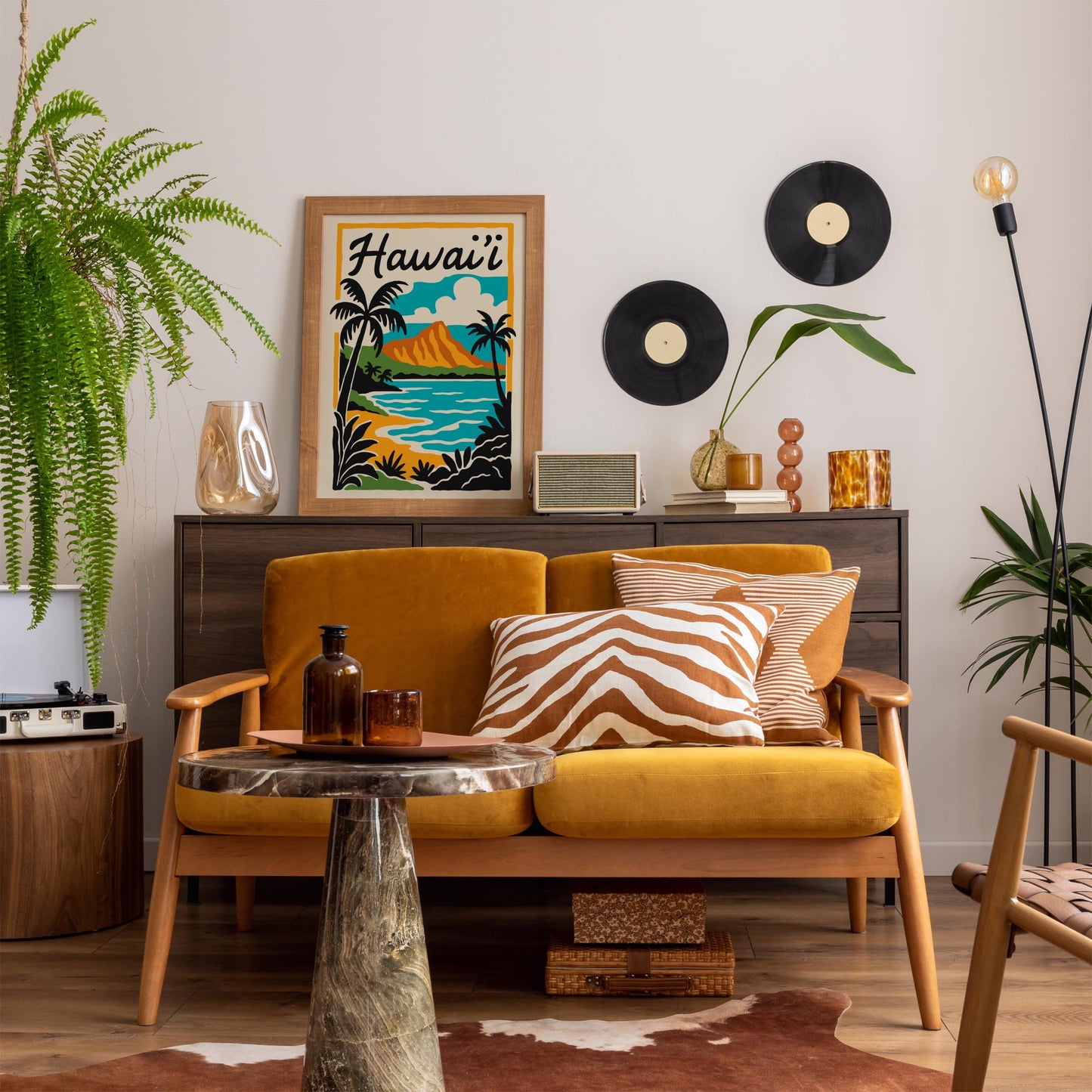 Hawaii Landscape Poster - Tropical Home Decor