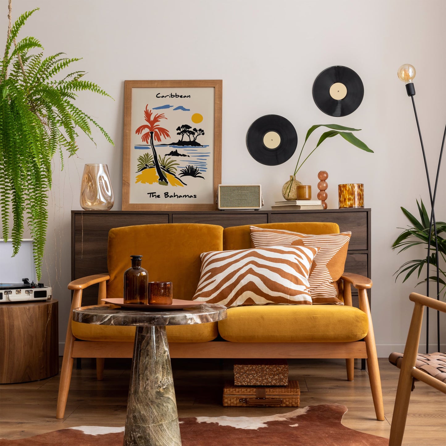 Caribbean The Bahamas Travel Poster