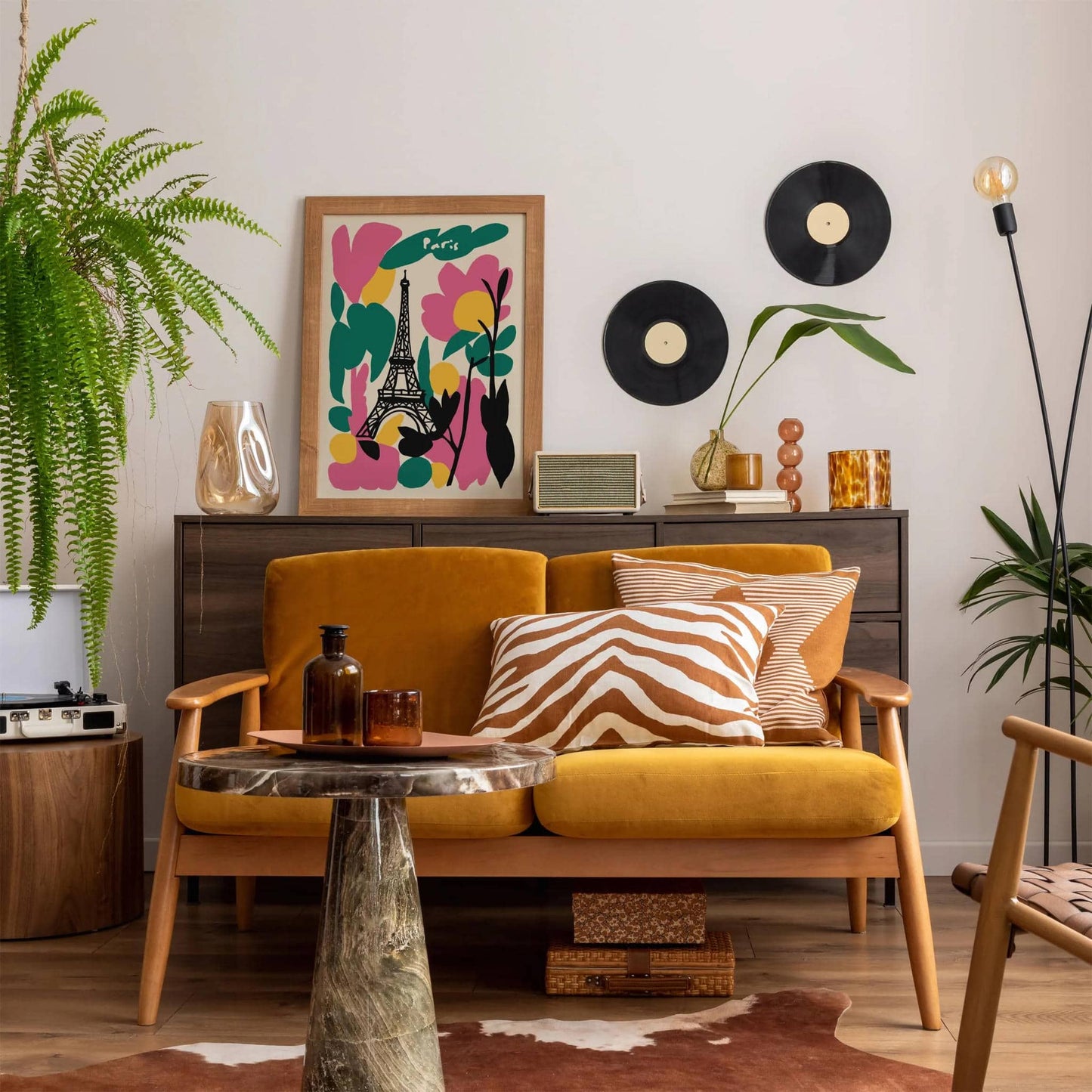 Paris Modern Art Print