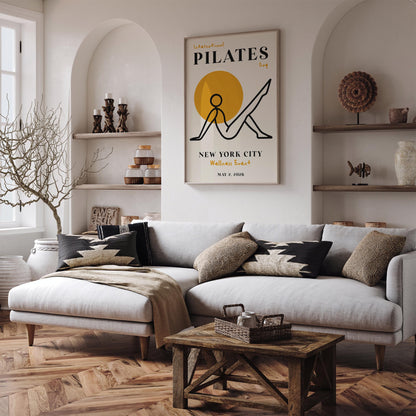 International Pilates Day NYC Art Poster