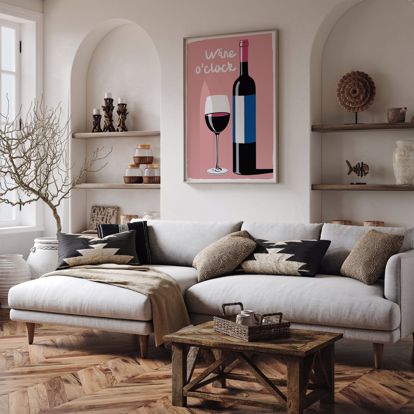 Wine o'clock Poster