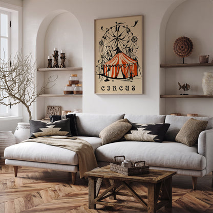 Vintage Magic Circus Poster