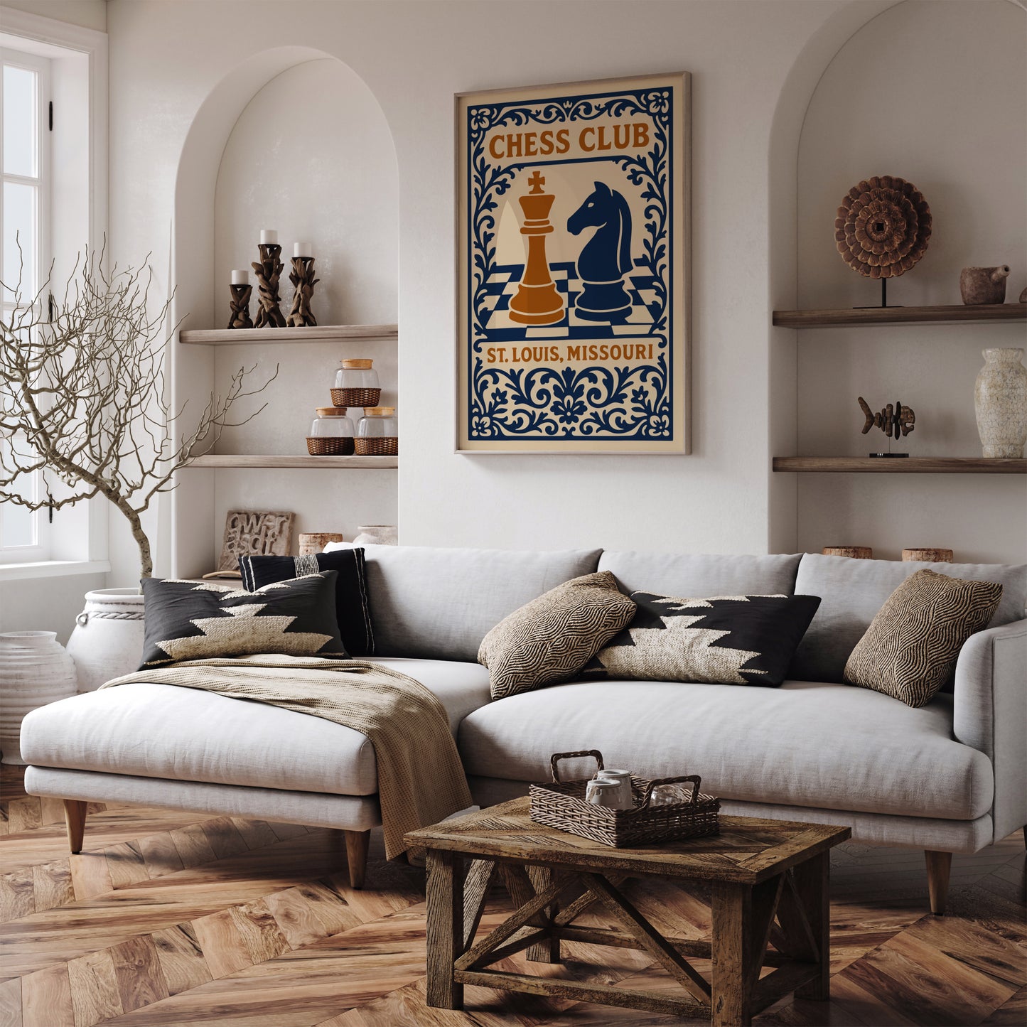 St. Louis Chess Club Poster - Missouri Chess Wall Art