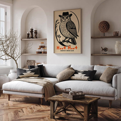 Hoot Hoot Country Music Club Poster