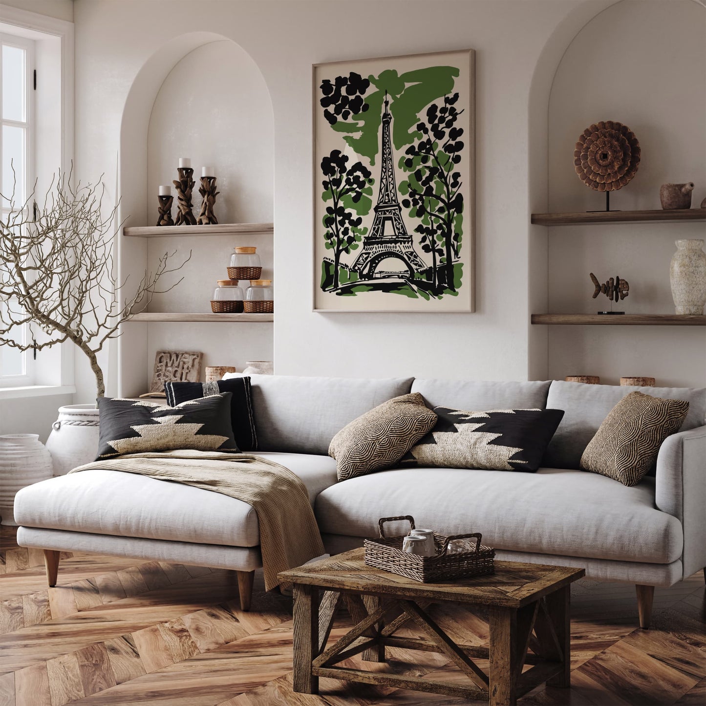 Eiffel Tower Paris France Travel Poster