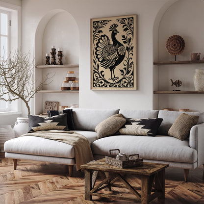 Turkey Bird Print Farmhouse Kitchen Wall Decoration