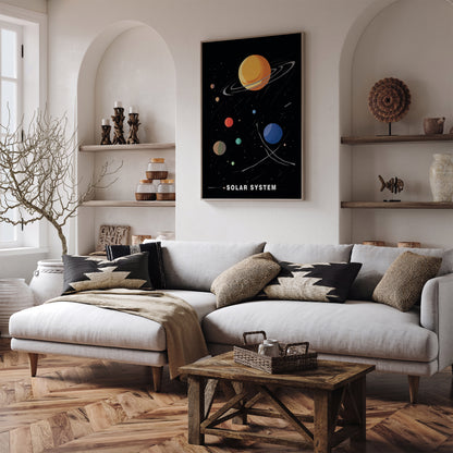 Solar System - Space Wall Art Print