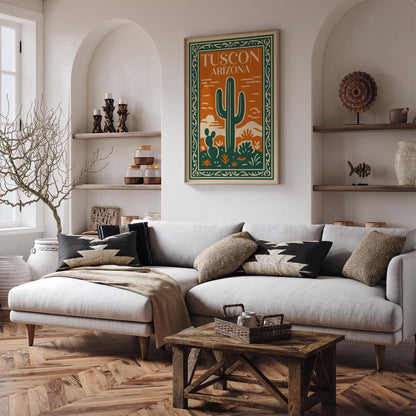 Tucson Arizona Cactus Poster