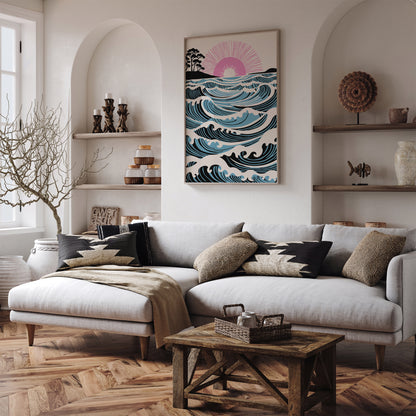 Peaceful Ocean Landscape Wall Art Print