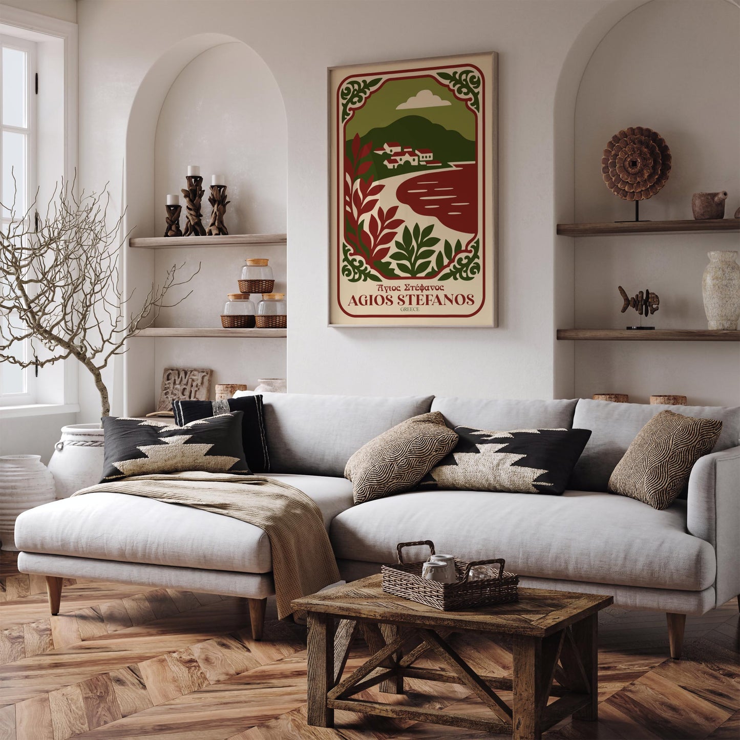 Agios Stefanos Greece Poster