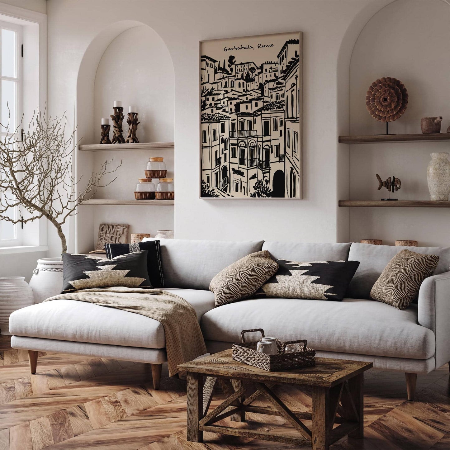 Garbatella Rome Poster 2025