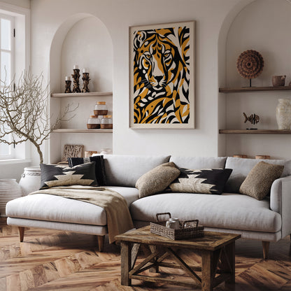 Cute Jungle Cheetah Wall Art