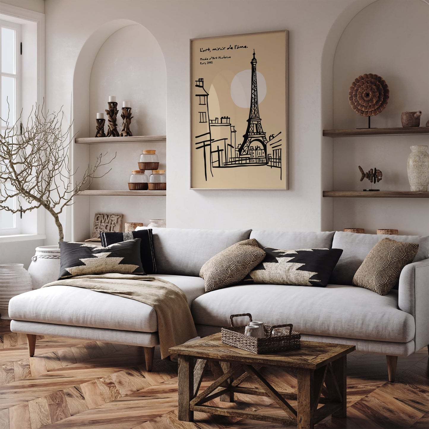 Paris France Poster - Art Mirror of Soul Travel Wall Art