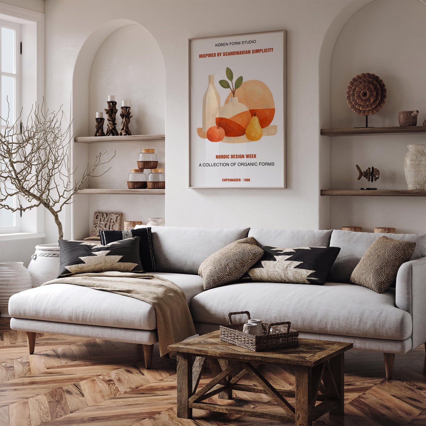 Scandinavian Simplicity Exhibition Poster