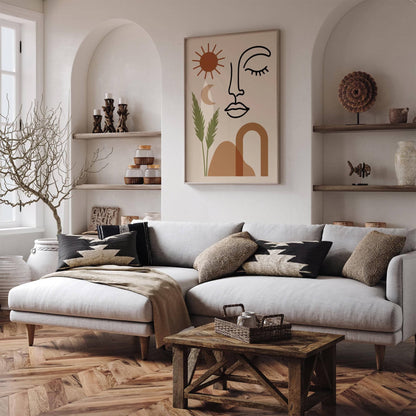 Boho Chic Poster - Aesthetic Japandi Wall Art