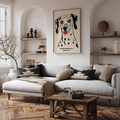 Cute Dalmatian Wall Art Print