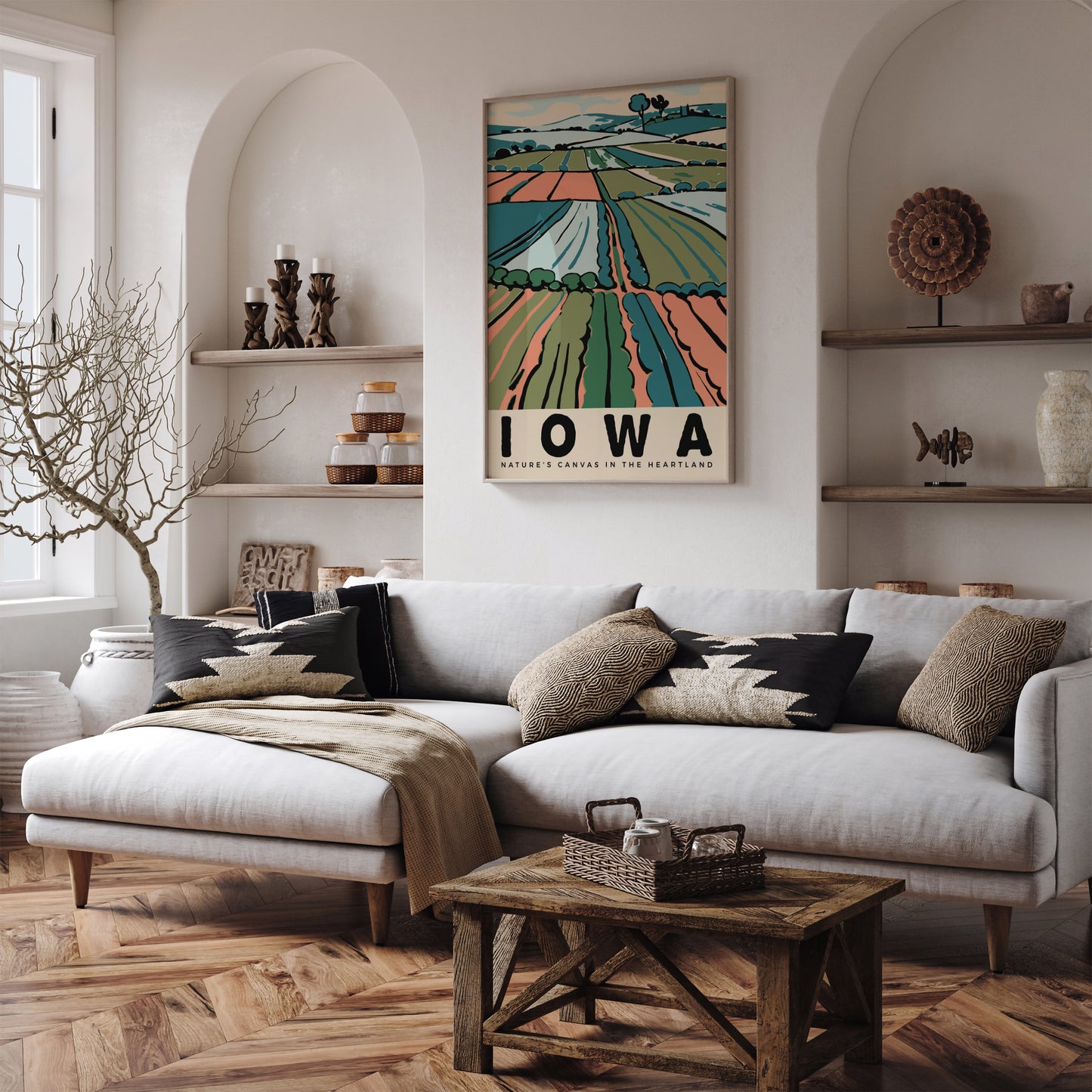 Iowa Landscape Art Print 2024