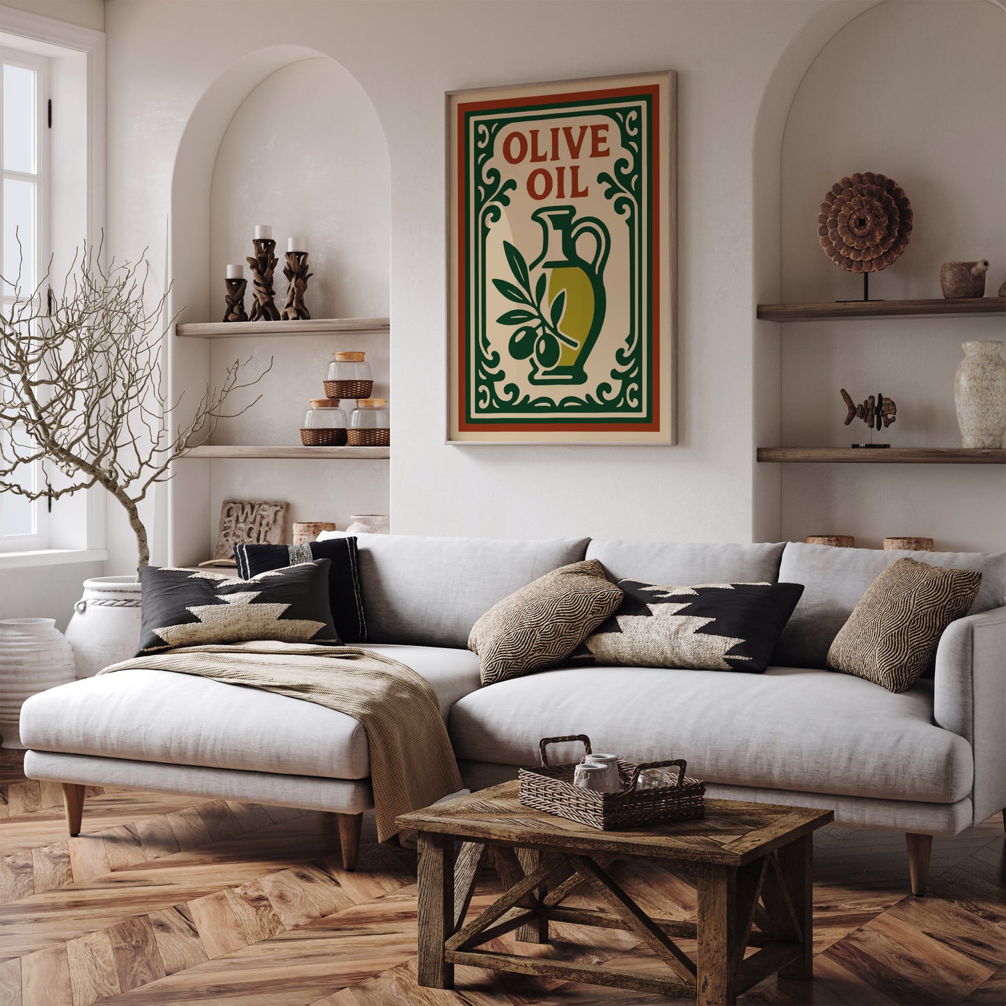 Olive Oil Poster - Rococo Restaurant Wall Decor
