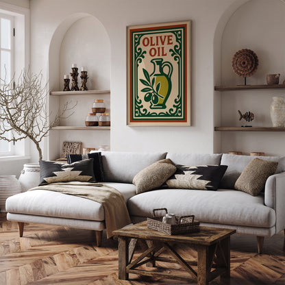 Olive Oil Poster - Rococo Restaurant Wall Decor