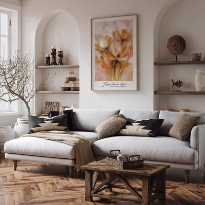 Scandinavian Floral Painting Reproduction Wall Art