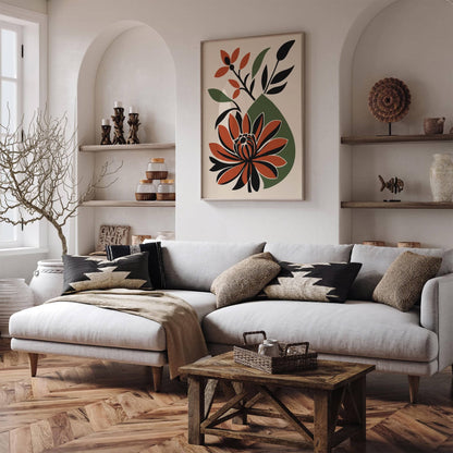 Modern Aesthetic Floral Design Print