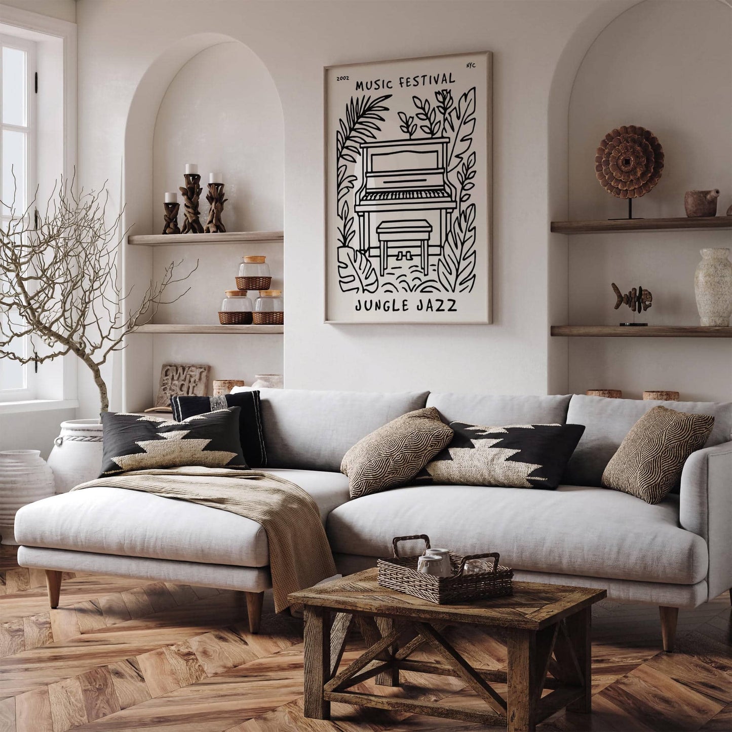 Jungle Jazz Music Festival 2002 NYC Poster