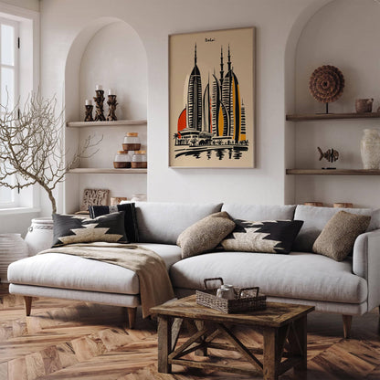 Dubai Architecture Art Print