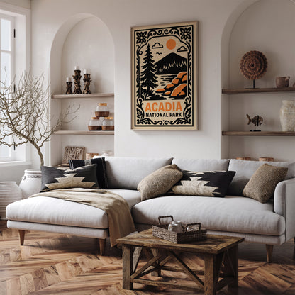 Acadia National Park Poster - Travel Art Print