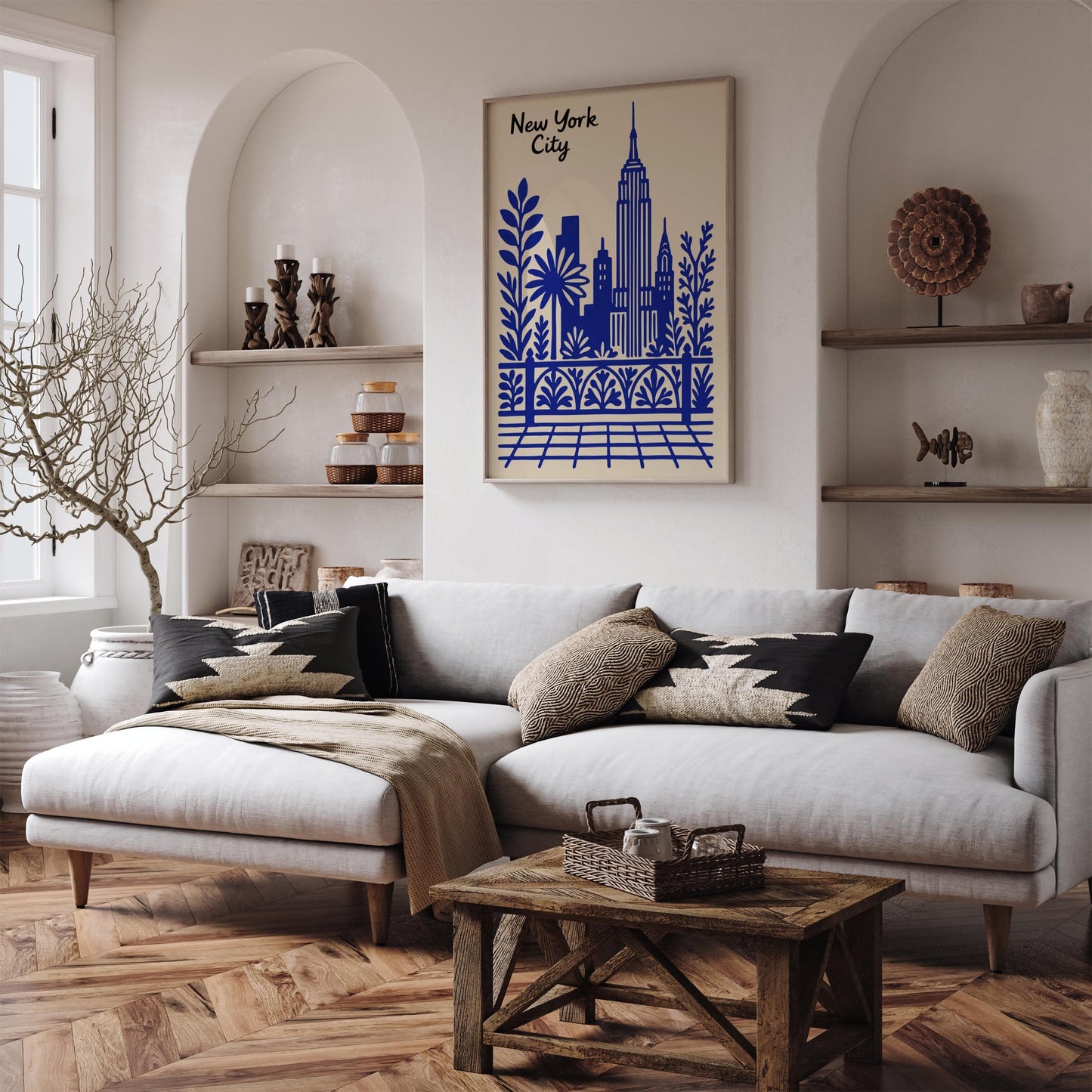 New York City Blue Poster