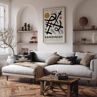 Kandinsky Paris Exhibition Art Poster