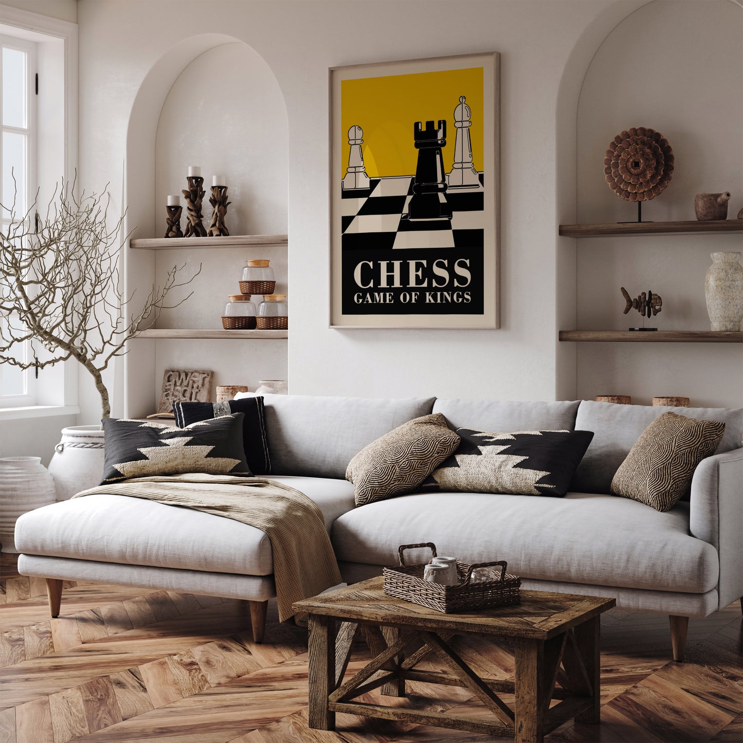 CHESS Game of Kings - Yellow Poster