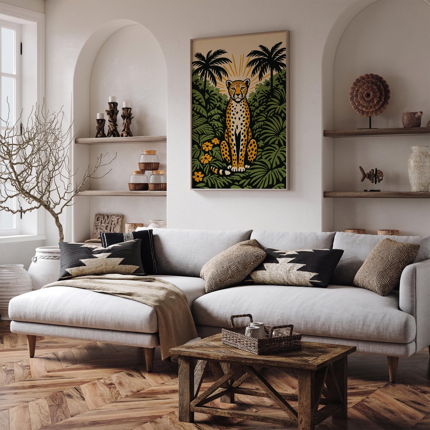 Jungle Cheetah Poster