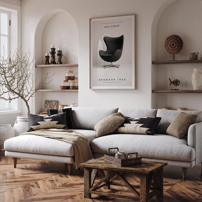 Egg Chair Scandinavinan Design Poster